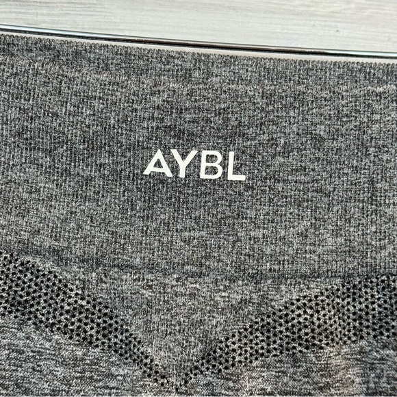 AYBL Empower Seamless Shorts - Black Marl - Size Large - Picture 11 of 14